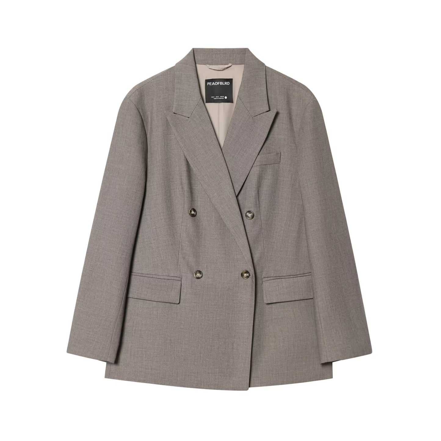 Commuting style double breasted suit+trousers