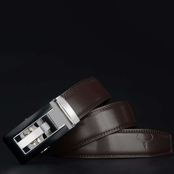 Men's leather belt