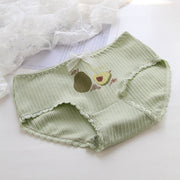 Woman Avocado Cotton Underwear