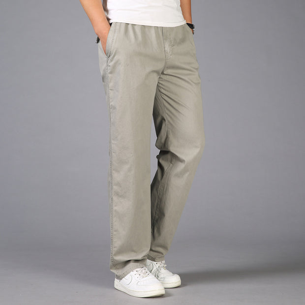 Men's casual Big Foot Straight Pants