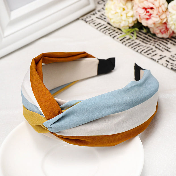 Woman cross headband