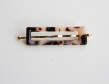 leopard pattern side clips