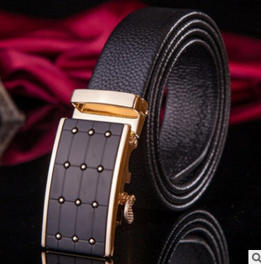 Men's Leather Automatic Belt