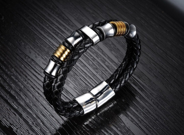 Men Knitted Magnetic Hand Bracelet