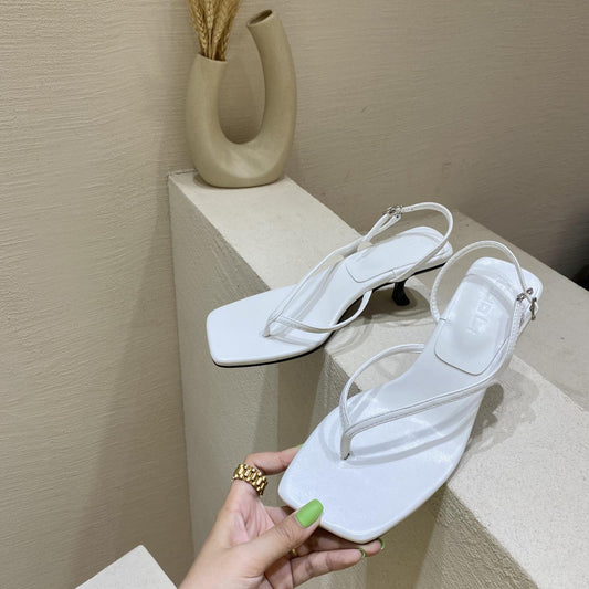 Women Square-Toe High-Heeled