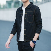 Handsome All-matching Slim Fit Denim Jacket