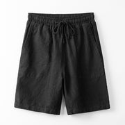 Summer Linen Men's Beach Shorts