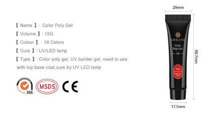 Multi color Nail gel