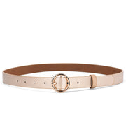 Women's Versatile Round Buckle Belt