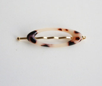 leopard pattern side clips