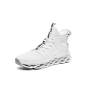 Breathable flying knit men's sneakers