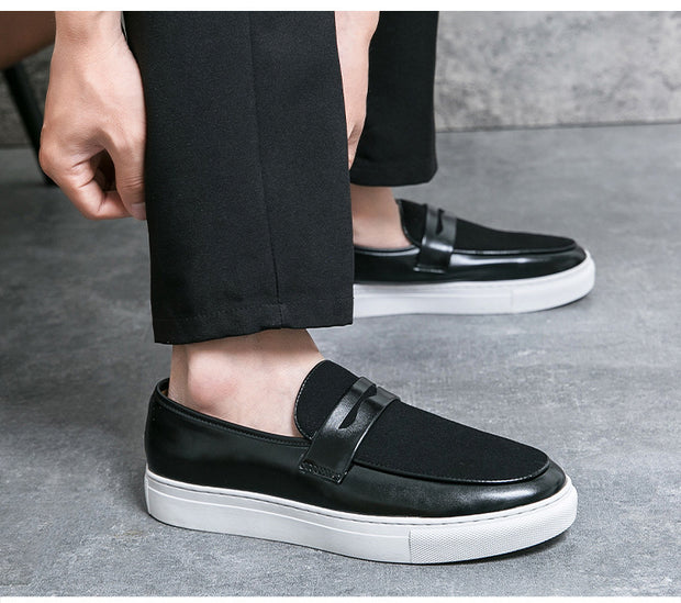 Breathable All-match Casual Men's Shoes Low Cut Loafers