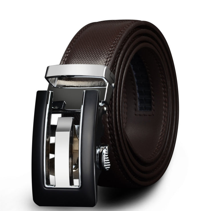 Men's leather belt