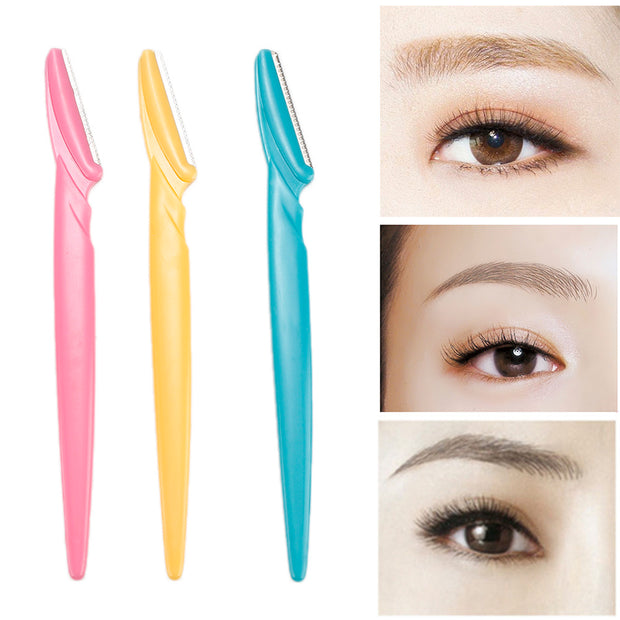 Woman eyebrow shaping tool