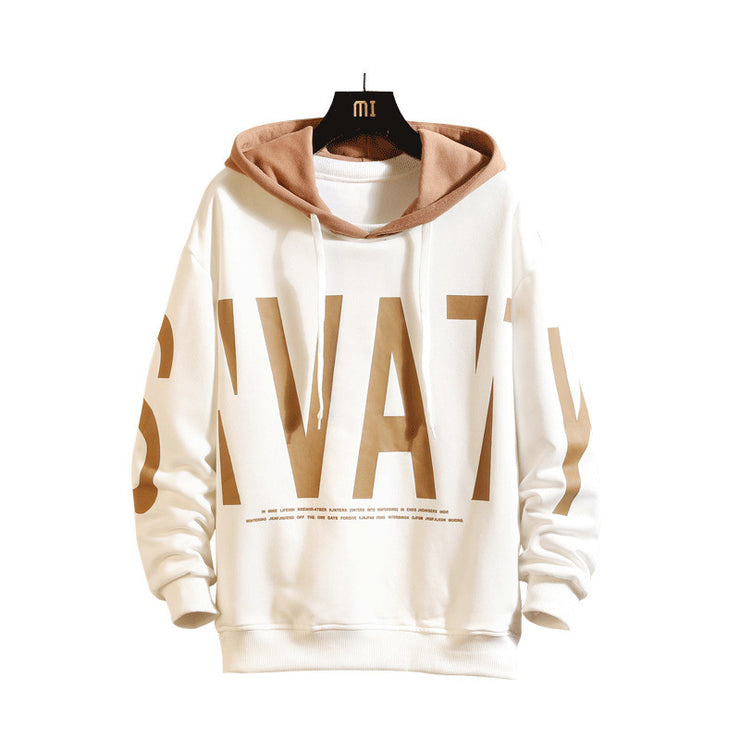 Men Loose Long Sleeve Pullover Hoodies