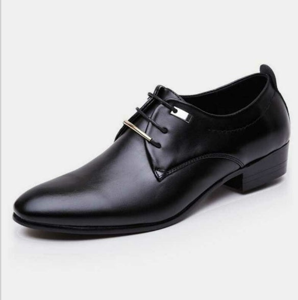 Simple Leather Dress Shoes for Men