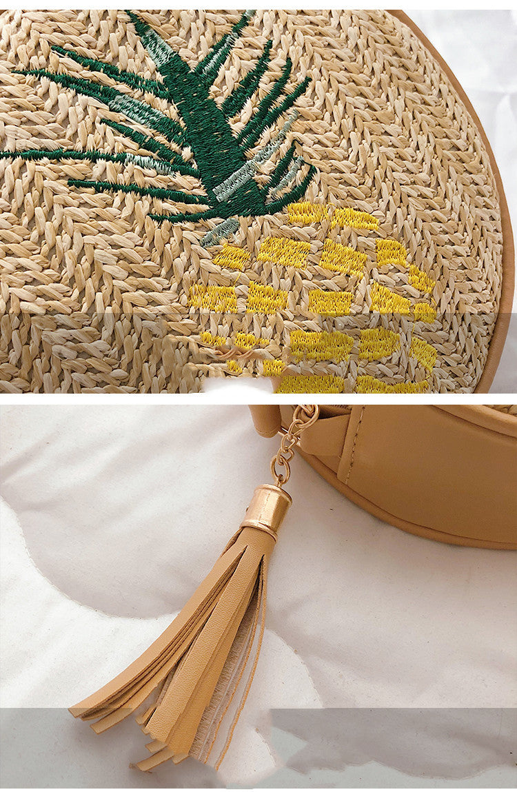 Women crossbody Straw bag