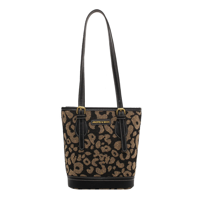Shoulder Bag Stitching Bucket Bag
