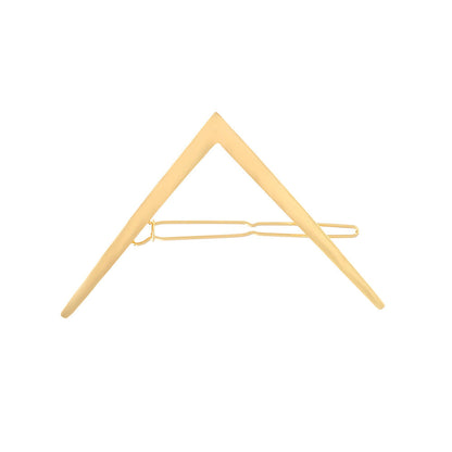 Geometric Alloy Flat-head Hairpin