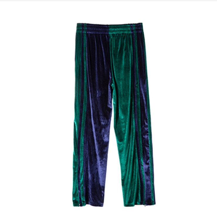 Velour Track Men Velvet Pants