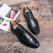 men's Business Dress Retro Oxford Leather Shoes