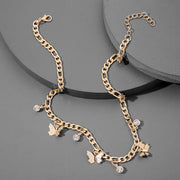 Butterfly Metal Clavicle Necklace