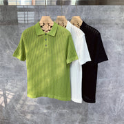 High-end Knitted Short-sleeved Polo Shirt