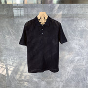 High-end Knitted Short-sleeved Polo Shirt