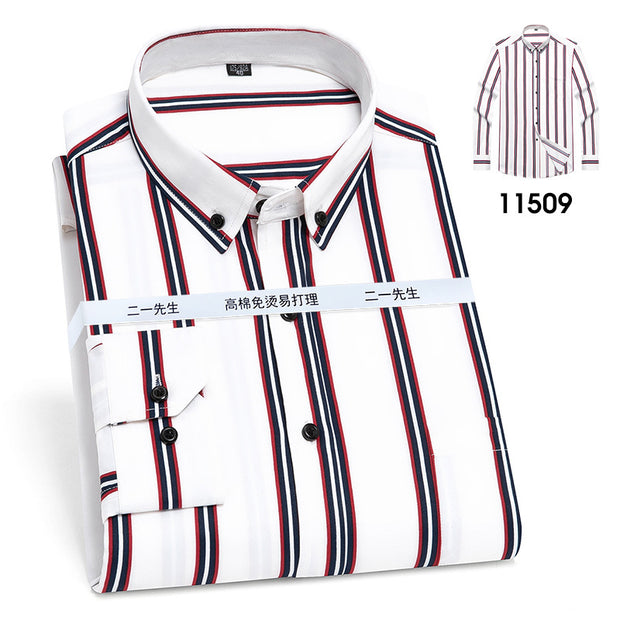 Vertical Stripes Shirt Men