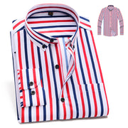 Vertical Stripes Shirt Men