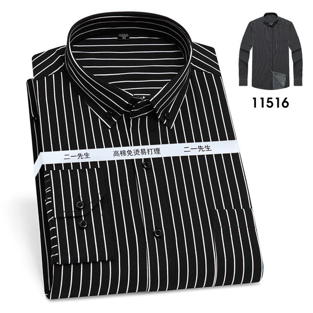 Vertical Stripes Shirt Men