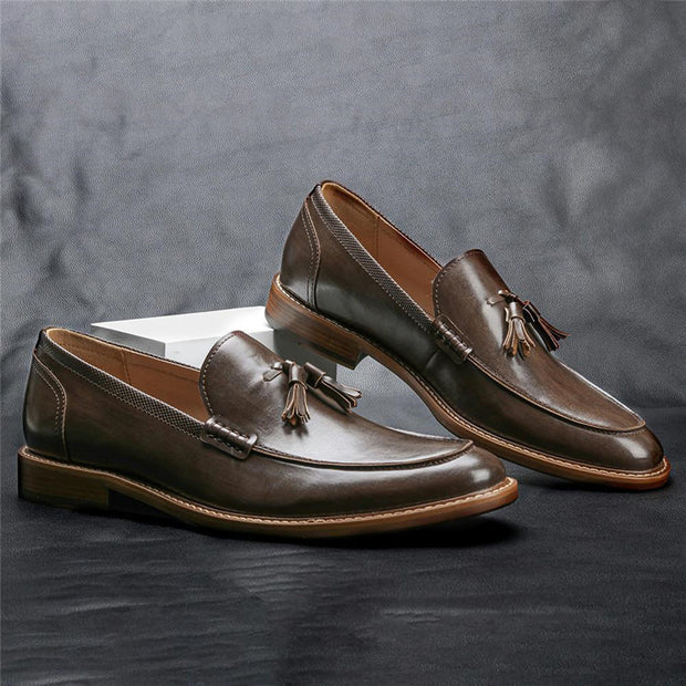 Men Casual Leather Loafers Formal Shoes