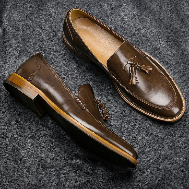 Men Casual Leather Loafers Formal Shoes