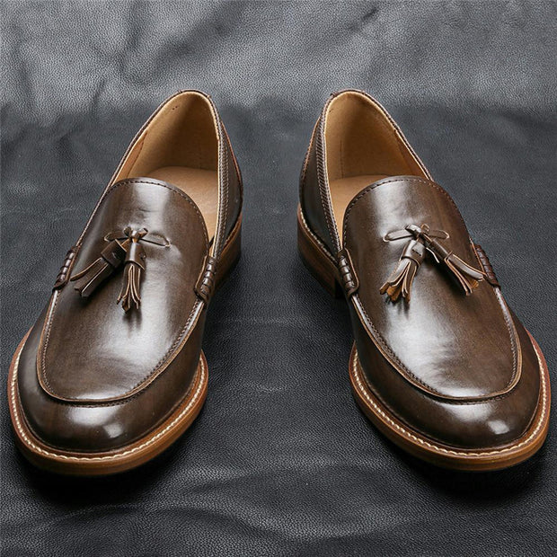 Men Casual Leather Loafers Formal Shoes