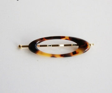 leopard pattern side clips