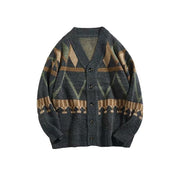 V-neck Cardigan Men Ethnic Style