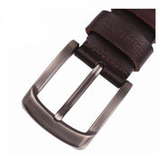 High-end Cow Leather Pin Buckle Belt Men