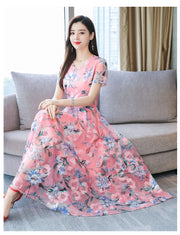 Woman Long Floral Dress