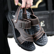 Summer New Style Leather With Rubber Sole Sandals