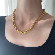 Romeo Twisted Rope Chain Necklace