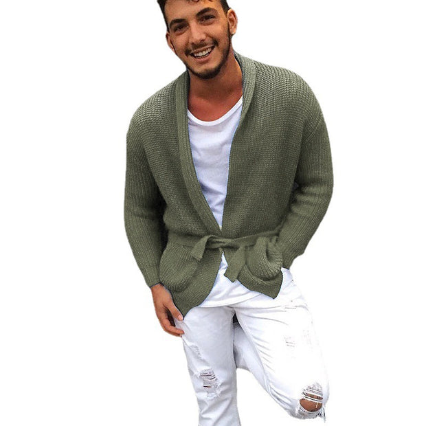 men wool cardigan