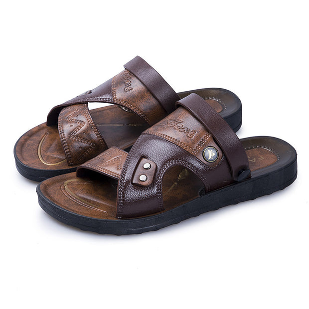 Men's Lightweight Breathable Soft Flat Sole Sandals