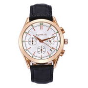 Six-pin quartz leather waterproof casual luminous watch