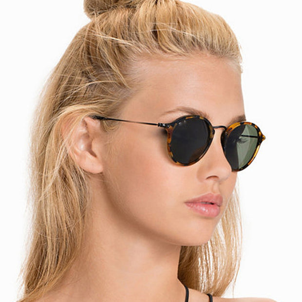 Metal Round Sunglasses For