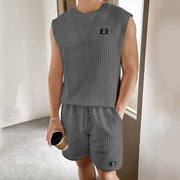 Men's Sport Sleeveless Two-piece Set