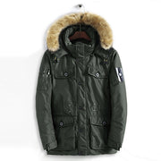 Men Warm Winter Long Cotton Jacket