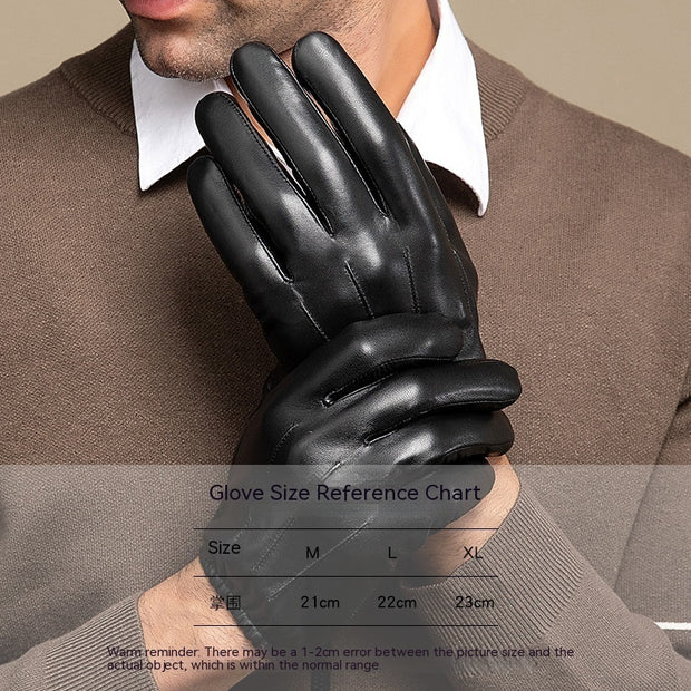 Men Sheep Skin Gloves