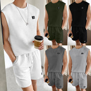 Men's Sport Sleeveless Two-piece Set