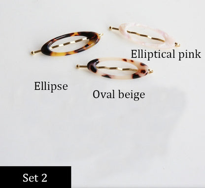 leopard pattern side clips