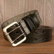 Men's Double Pin Buckle Belt